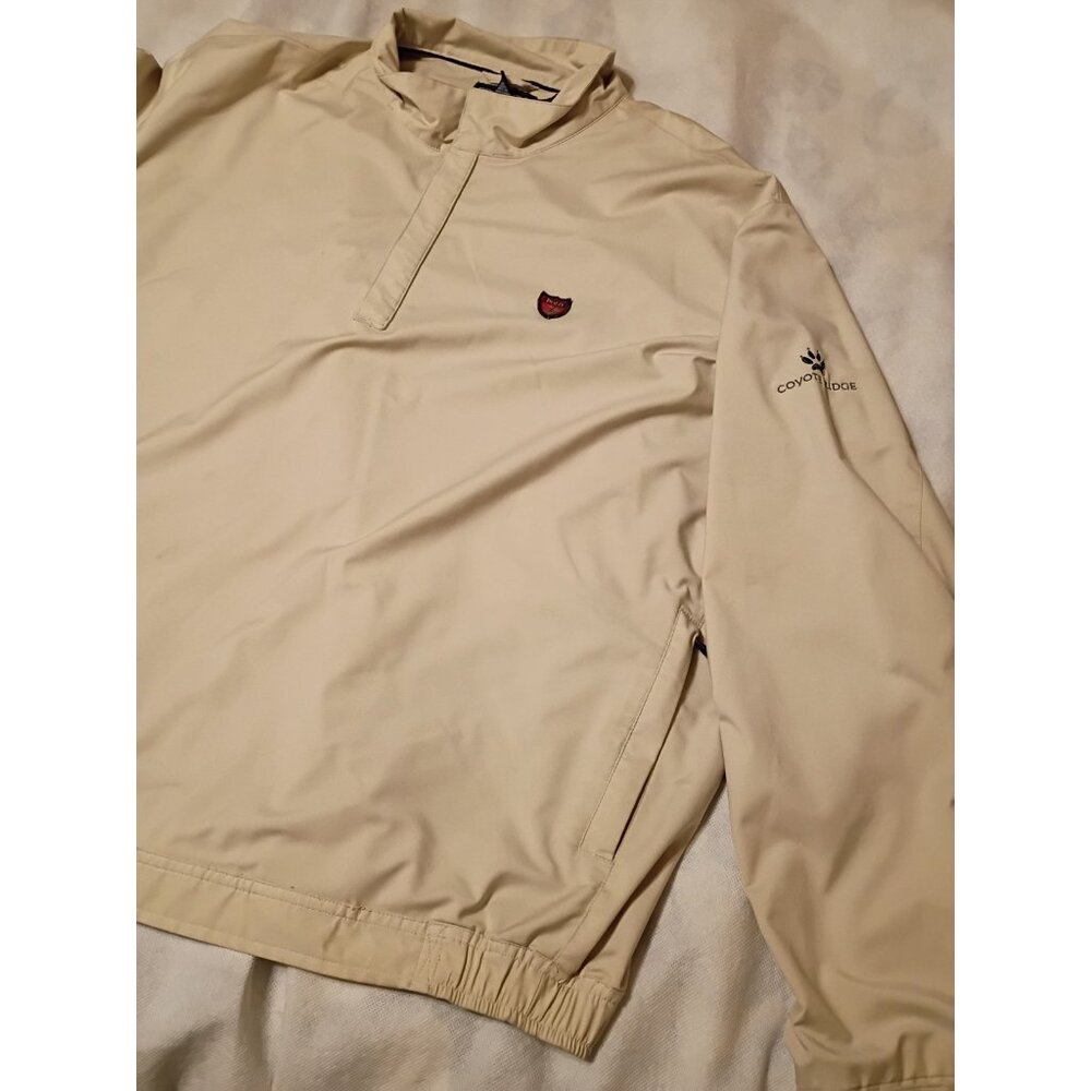 Polo Golf Ralph Lauren Jacket 1/4 Zip Golf Windbreaker Lined XXL Coyote Ridge GC
